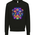 A Colourful Lion Mens Sweatshirt Jumper Black