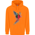 A Colourful Parrot Childrens Kids Hoodie Orange