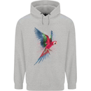 A Colourful Parrot Childrens Kids Hoodie Sports Grey