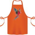 A Colourful Parrot Cotton Apron 100% Organic Orange