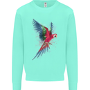 A Colourful Parrot Kids Sweatshirt Jumper Peppermint