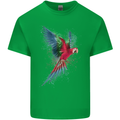 A Colourful Parrot Kids T-Shirt Childrens Irish Green