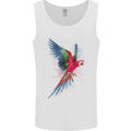 A Colourful Parrot Mens Vest Tank Top White