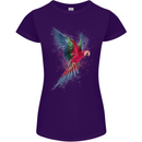 A Colourful Parrot Womens Petite Cut T-Shirt Purple