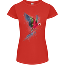 A Colourful Parrot Womens Petite Cut T-Shirt Red