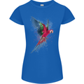 A Colourful Parrot Womens Petite Cut T-Shirt Royal Blue