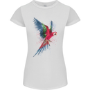 A Colourful Parrot Womens Petite Cut T-Shirt White