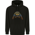 A Colourful Turtle Animals Ecology Ocean Childrens Kids Hoodie Black