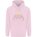 A Colourful Turtle Animals Ecology Ocean Childrens Kids Hoodie Light Pink