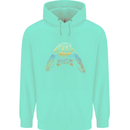 A Colourful Turtle Animals Ecology Ocean Childrens Kids Hoodie Peppermint
