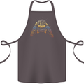 A Colourful Turtle Animals Ecology Ocean Cotton Apron 100% Organic Dark Grey