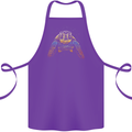 A Colourful Turtle Animals Ecology Ocean Cotton Apron 100% Organic Purple