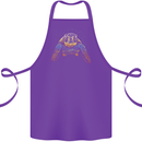 A Colourful Turtle Animals Ecology Ocean Cotton Apron 100% Organic Purple