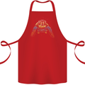 A Colourful Turtle Animals Ecology Ocean Cotton Apron 100% Organic Red