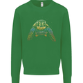A Colourful Turtle Animals Ecology Ocean Kids Sweatshirt Jumper Irish Green