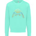 A Colourful Turtle Animals Ecology Ocean Kids Sweatshirt Jumper Peppermint