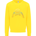 A Colourful Turtle Animals Ecology Ocean Kids Sweatshirt Jumper Yellow