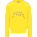 A Colourful Turtle Animals Ecology Ocean Kids Sweatshirt Jumper Yellow