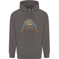 A Colourful Turtle Animals Ecology Ocean Mens 80% Cotton Hoodie Charcoal