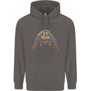 A Colourful Turtle Animals Ecology Ocean Mens 80% Cotton Hoodie Charcoal