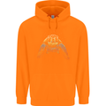 A Colourful Turtle Animals Ecology Ocean Mens 80% Cotton Hoodie Orange