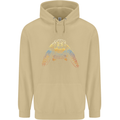 A Colourful Turtle Animals Ecology Ocean Mens 80% Cotton Hoodie Sand