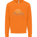 A Colourful Turtle Animals Ecology Ocean Mens Sweatshirt Jumper Orange