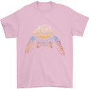 A Colourful Turtle Animals Ecology Ocean Mens T-Shirt Cotton Gildan Light Pink