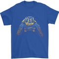 A Colourful Turtle Animals Ecology Ocean Mens T-Shirt Cotton Gildan Royal Blue