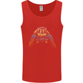 A Colourful Turtle Animals Ecology Ocean Mens Vest Tank Top Red