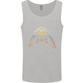 A Colourful Turtle Animals Ecology Ocean Mens Vest Tank Top Sports Grey