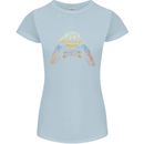 A Colourful Turtle Animals Ecology Ocean Womens Petite Cut T-Shirt Light Blue