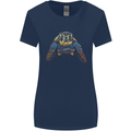 A Colourful Turtle Animals Ecology Ocean Womens Wider Cut T-Shirt Navy Blue