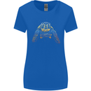 A Colourful Turtle Animals Ecology Ocean Womens Wider Cut T-Shirt Royal Blue