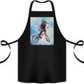 A Cool BMX Design Cotton Apron 100% Organic Black
