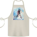 A Cool BMX Design Cotton Apron 100% Organic Natural