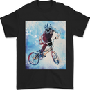 A Cool BMX Design Mens T-Shirt 100% Cotton Black