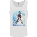 A Cool BMX Design Mens Vest Tank Top White