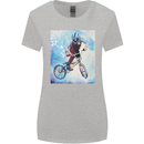 A Cool BMX Design Womens Wider Cut T-Shirt Sports Grey