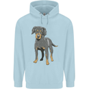 A Coonhound Dog Childrens Kids Hoodie Light Blue