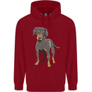 A Coonhound Dog Childrens Kids Hoodie Red
