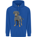 A Coonhound Dog Childrens Kids Hoodie Royal Blue