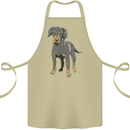 A Coonhound Dog Cotton Apron 100% Organic Khaki