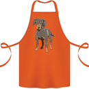 A Coonhound Dog Cotton Apron 100% Organic Orange