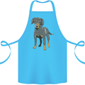 A Coonhound Dog Cotton Apron 100% Organic Turquoise