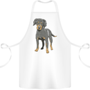 A Coonhound Dog Cotton Apron 100% Organic White