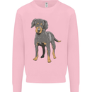 A Coonhound Dog Kids Sweatshirt Jumper Light Pink
