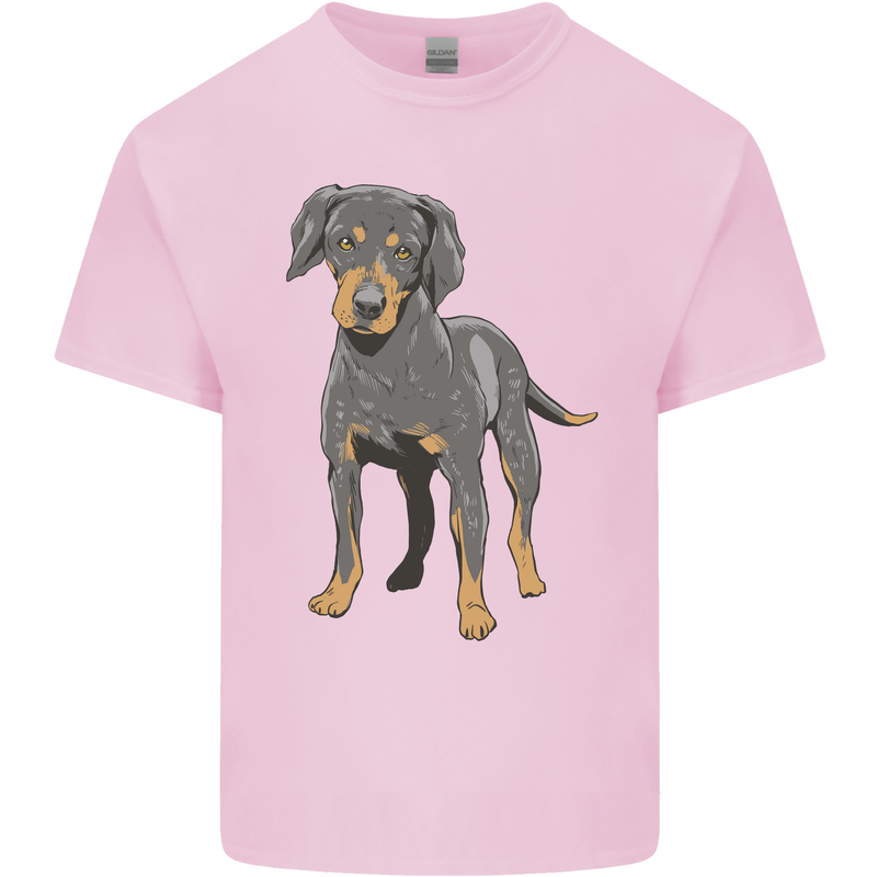 A Coonhound Dog Kids T-Shirt Childrens Light Pink