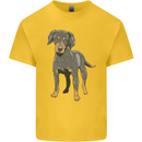 A Coonhound Dog Kids T-Shirt Childrens Yellow