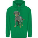 A Coonhound Dog Mens 80% Cotton Hoodie Irish Green